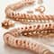 Rose Gold Large Hole Metal Spacer Disc Beads by Bead Landing™